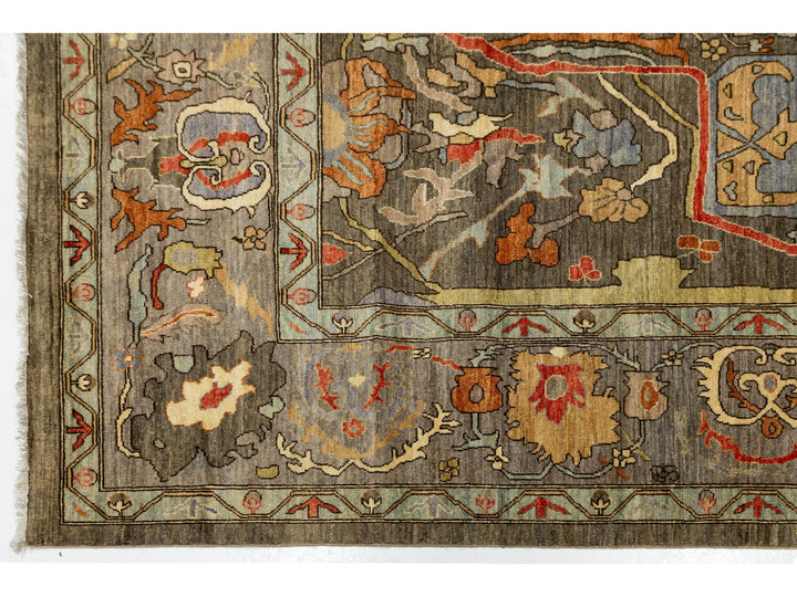 Modern Bidjar Wool Rug 9 X 12