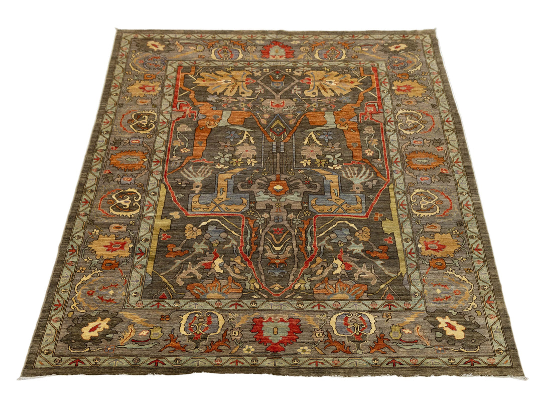 Modern Bidjar Wool Rug 9 X 12