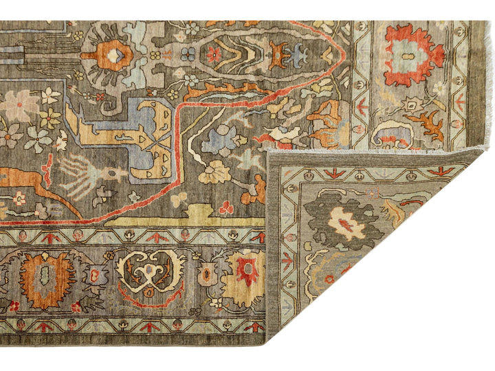 Modern Bidjar Wool Rug 9 X 12