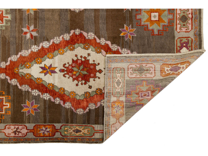 Modern Turkish Kars Wool Rug 10 X 15