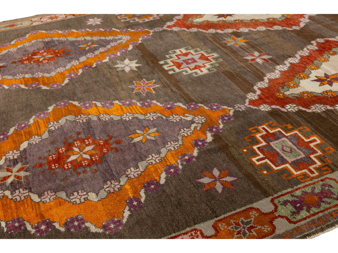 Modern Turkish Kars Wool Rug 10 X 15