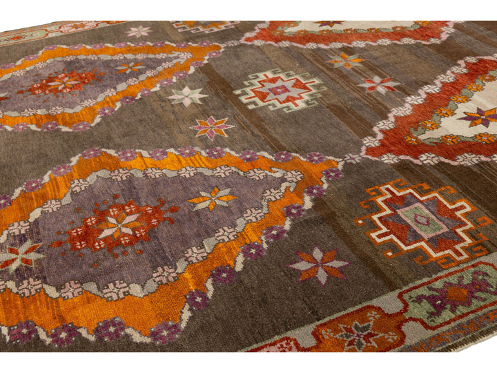 Modern Turkish Kars Wool Rug 10 X 15