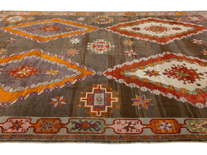 Modern Turkish Kars Wool Rug 10 X 15