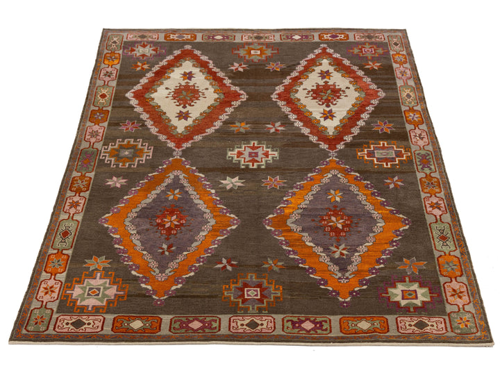 Modern Turkish Kars Wool Rug 10 X 15