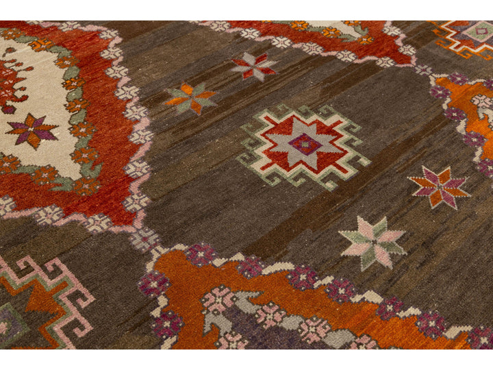 Modern Turkish Kars Wool Rug 10 X 15