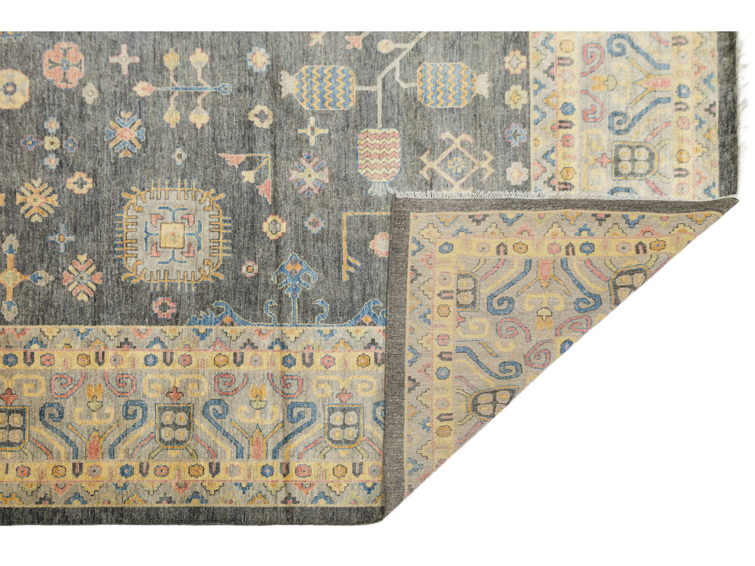 Modern Kothan Wool Rug 12 X 15