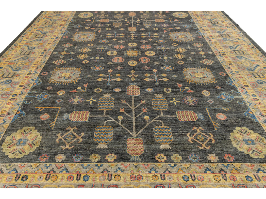 Modern Kothan Wool Rug 12 X 15
