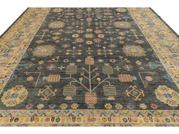 Modern Kothan Wool Rug 12 X 15