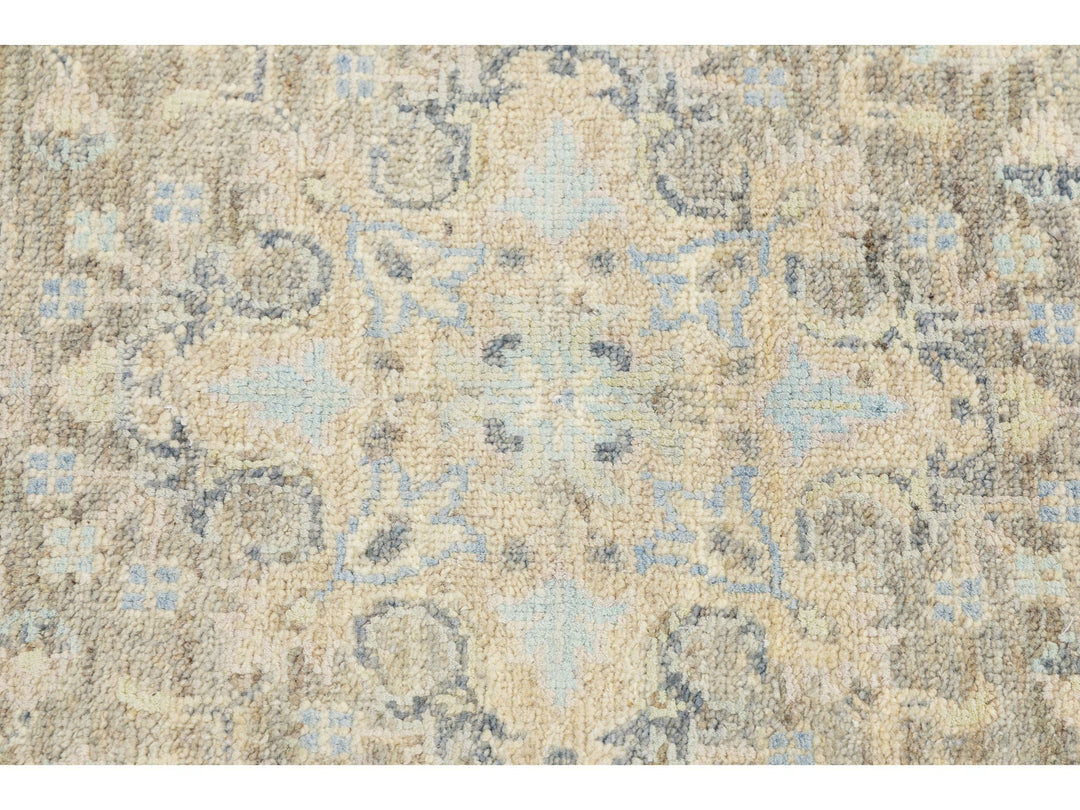 Modern Tabriz Wool and Silk Rug 8 X 10