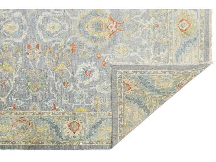 Modern Sultanabad Wool Rug 10 X 14