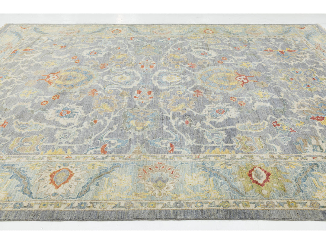 Modern Sultanabad Wool Rug 10 X 14