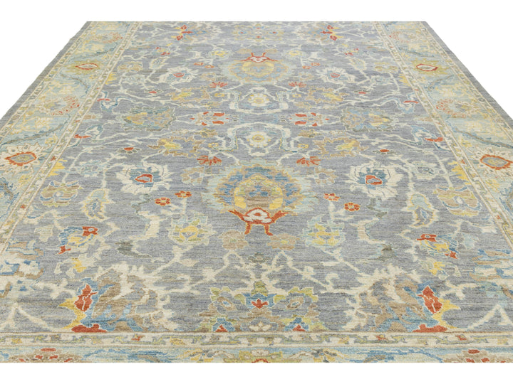 Modern Sultanabad Wool Rug 10 X 14