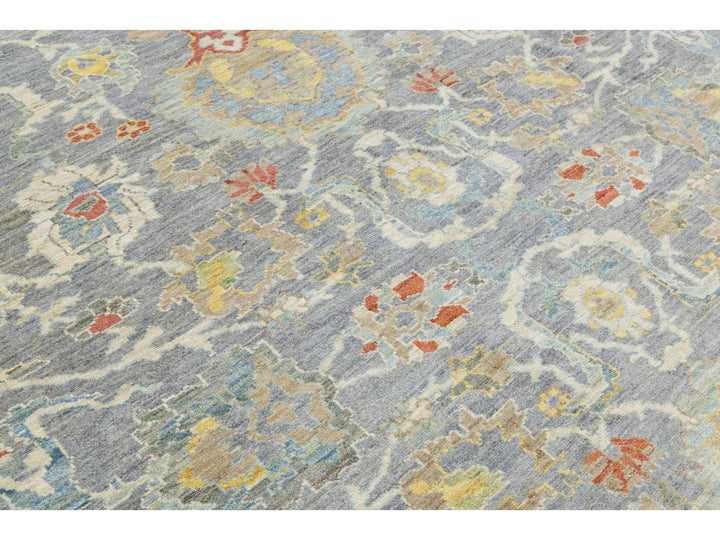 Modern Sultanabad Wool Rug 10 X 14