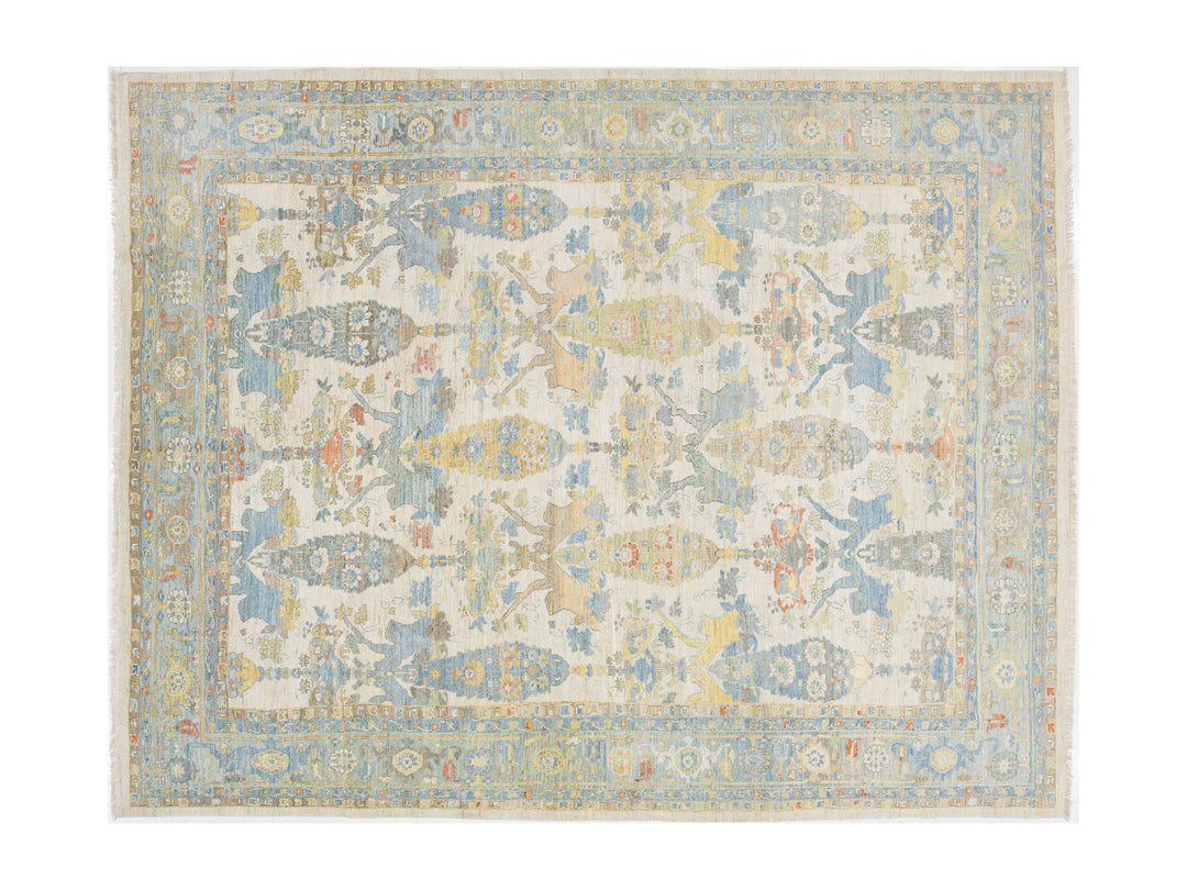 Modern Sultanabad Wool Rug 12 X 15
