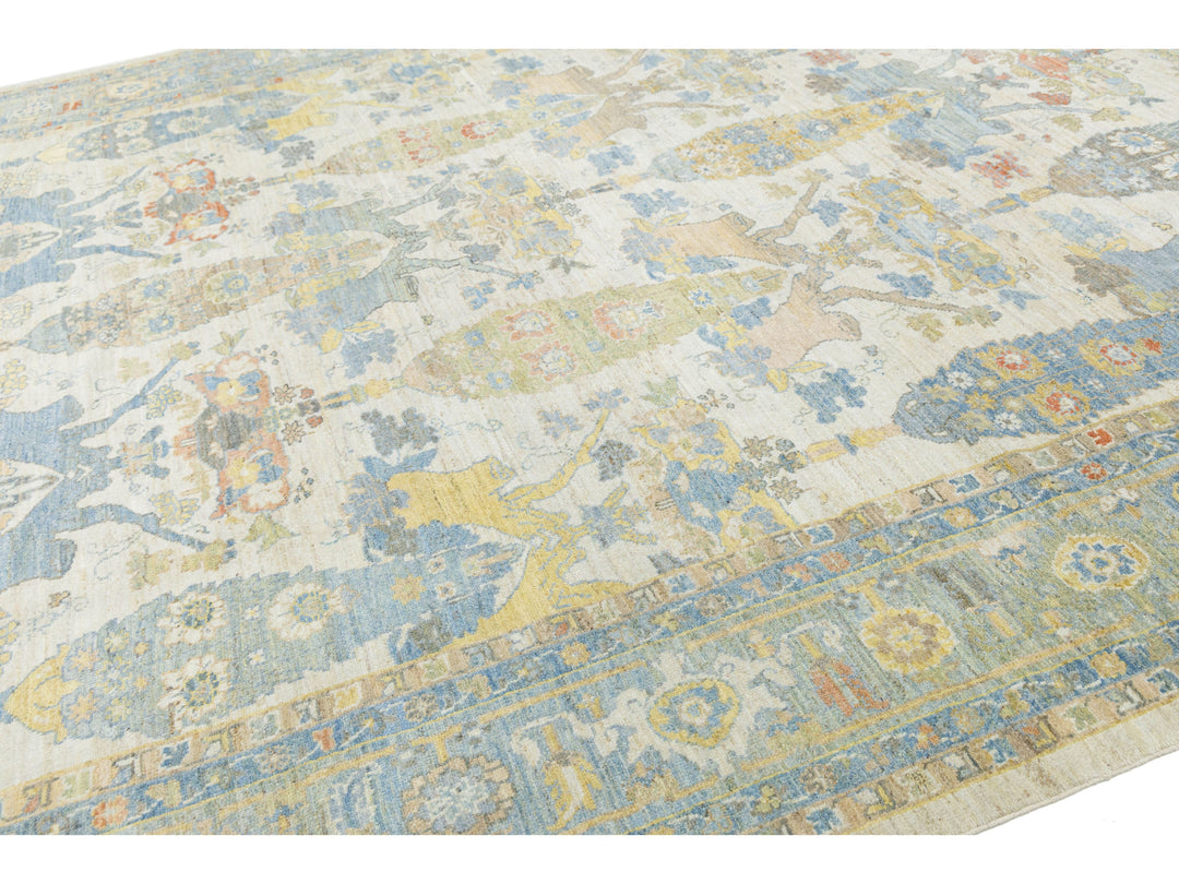 Modern Sultanabad Wool Rug 12 X 15