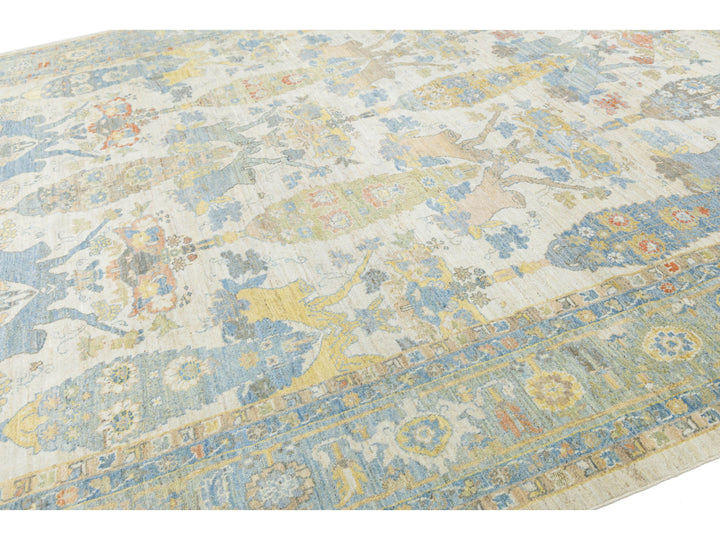 Modern Sultanabad Wool Rug 12 X 15