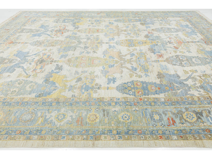 Modern Sultanabad Wool Rug 12 X 15