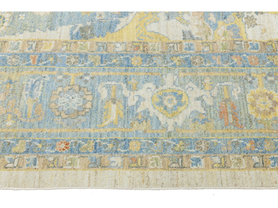 Modern Sultanabad Wool Rug 12 X 15
