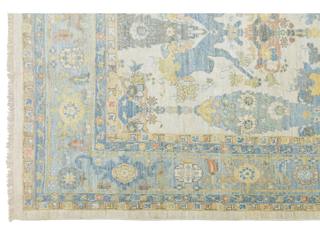 Modern Sultanabad Wool Rug 12 X 15