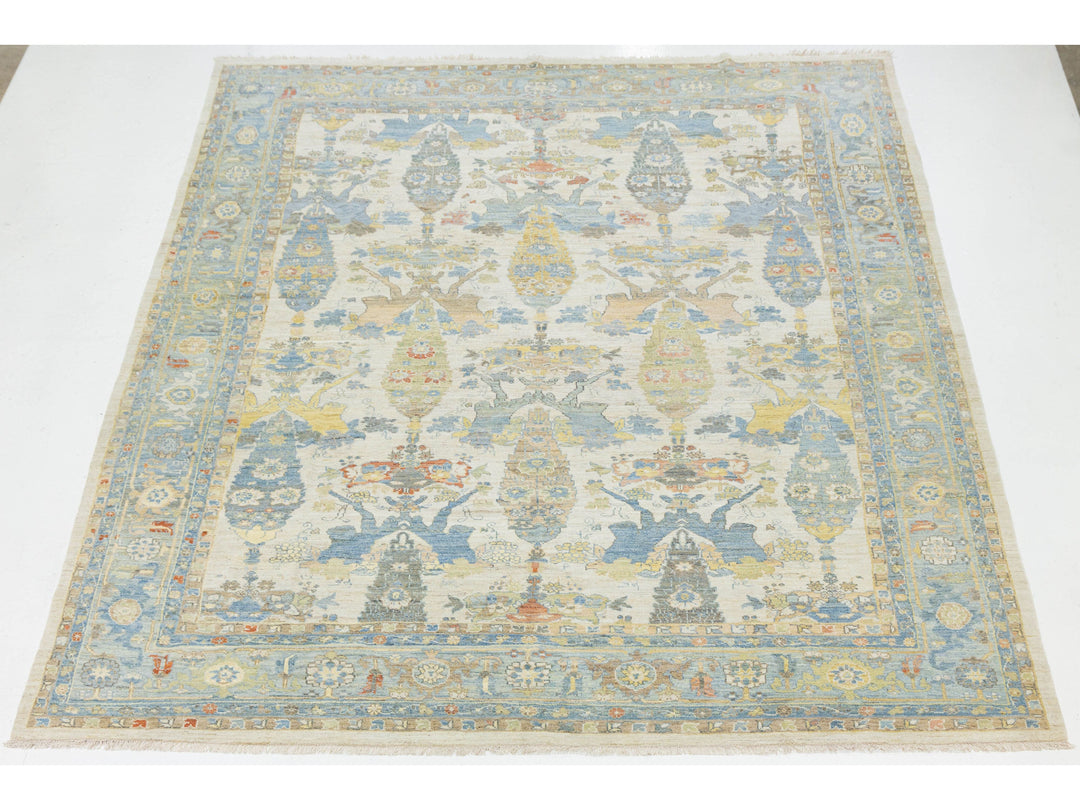 Modern Sultanabad Wool Rug 12 X 15