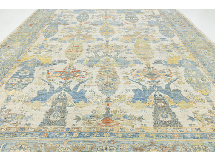 Modern Sultanabad Wool Rug 12 X 15