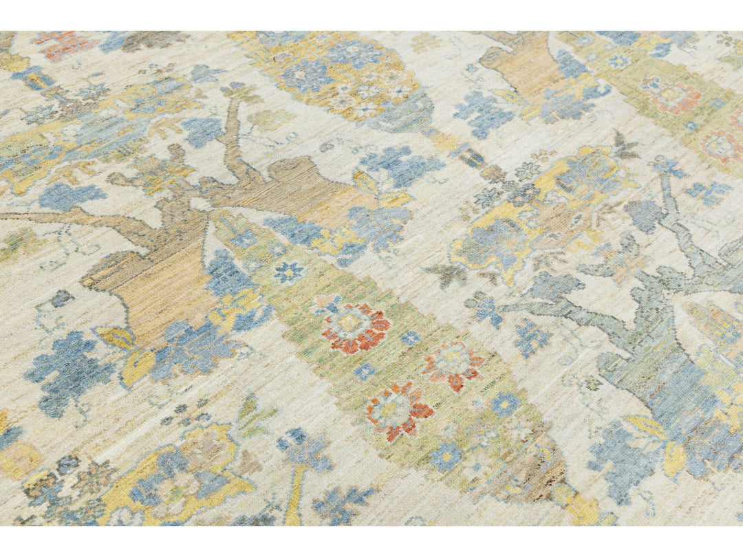 Modern Sultanabad Wool Rug 12 X 15