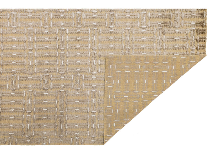 Contemporary Soumak Wool Rug 10 X 14