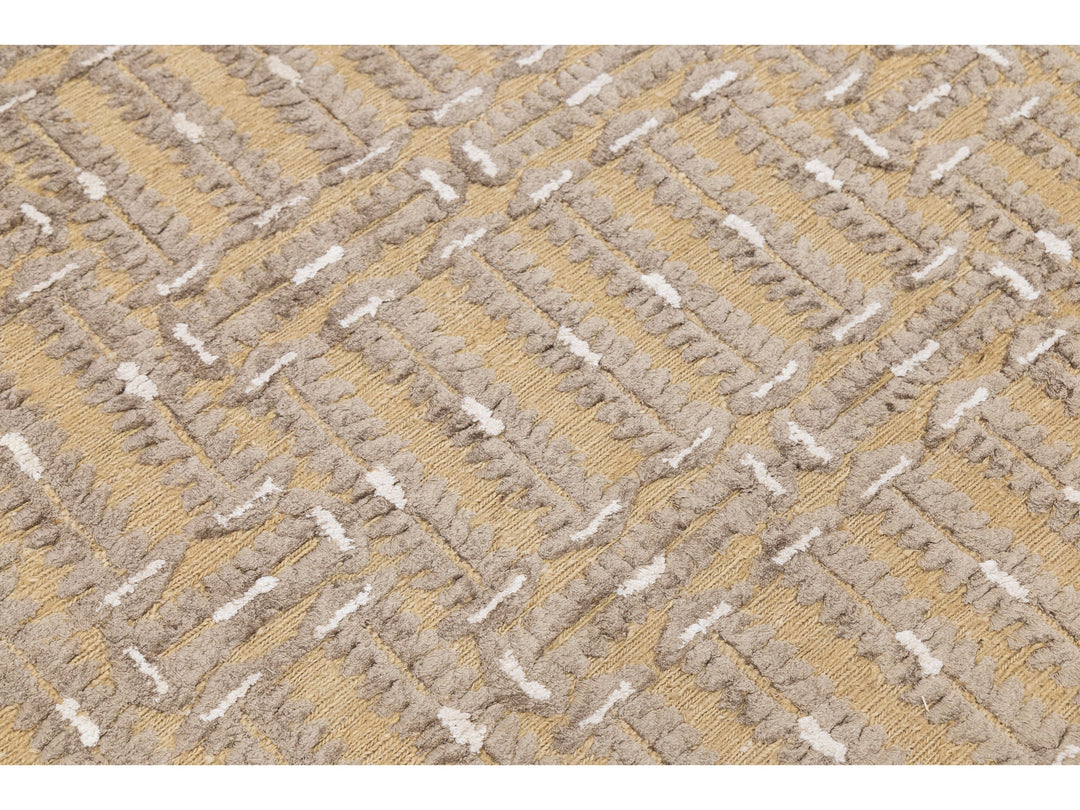 Contemporary Soumak Wool Rug 10 X 14