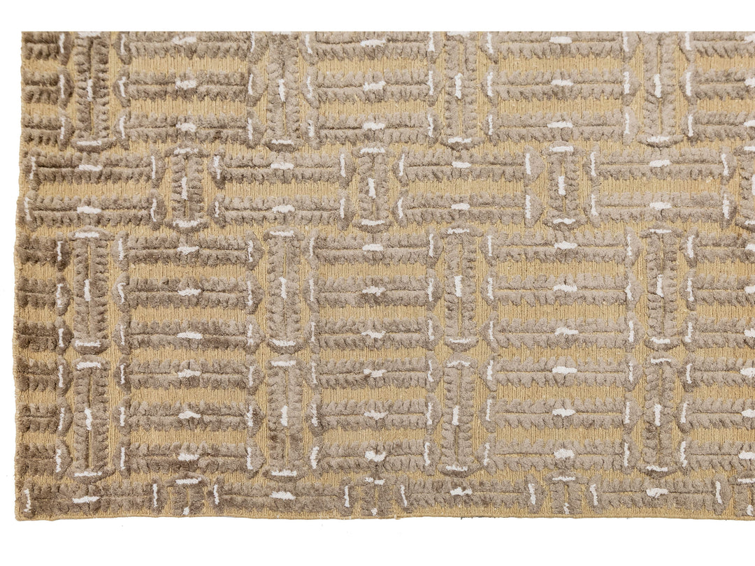 Contemporary Soumak Wool Rug 10 X 14