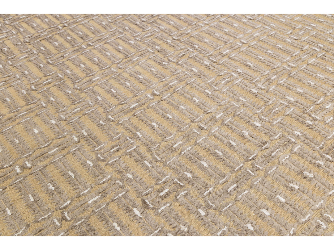 Contemporary Soumak Wool Rug 10 X 14