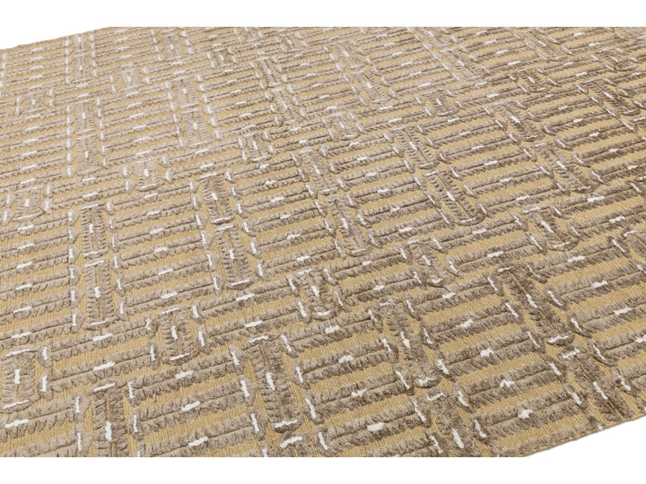 Contemporary Soumak Wool Rug 9 X 12