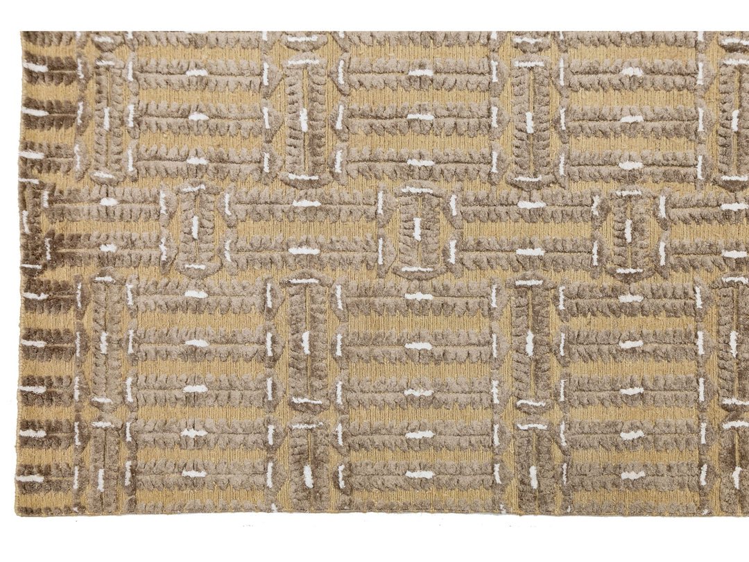 Contemporary Soumak Wool Rug 9 X 12