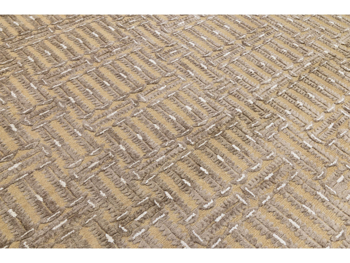 Contemporary Soumak Wool Rug 9 X 12