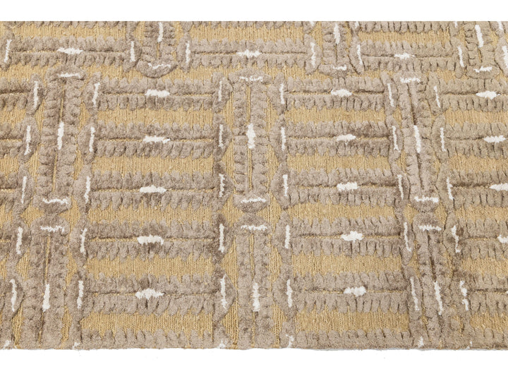 Contemporary Soumak Wool Rug 9 X 12