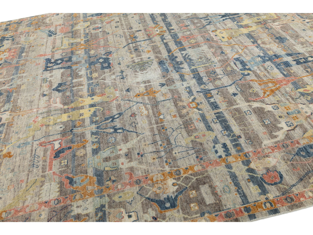 Modern Bidjar Wool Rug 9 X 12
