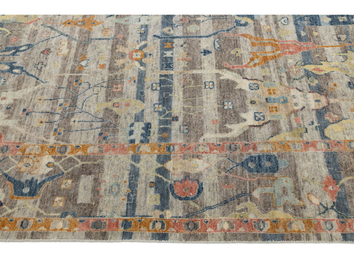 Modern Bidjar Wool Rug 9 X 12