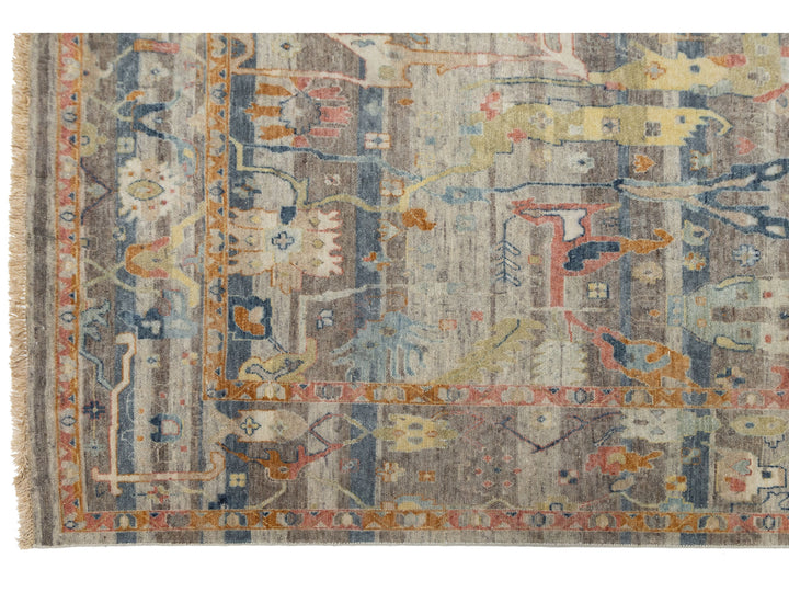 Modern Bidjar Wool Rug 9 X 12