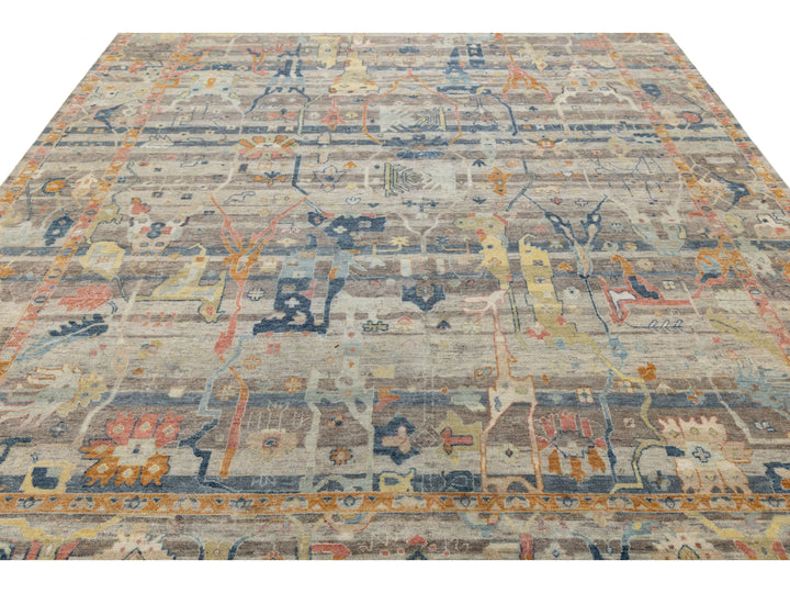 Modern Bidjar Wool Rug 9 X 12