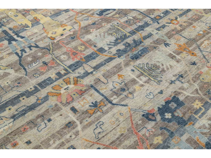 Modern Bidjar Wool Rug 9 X 12