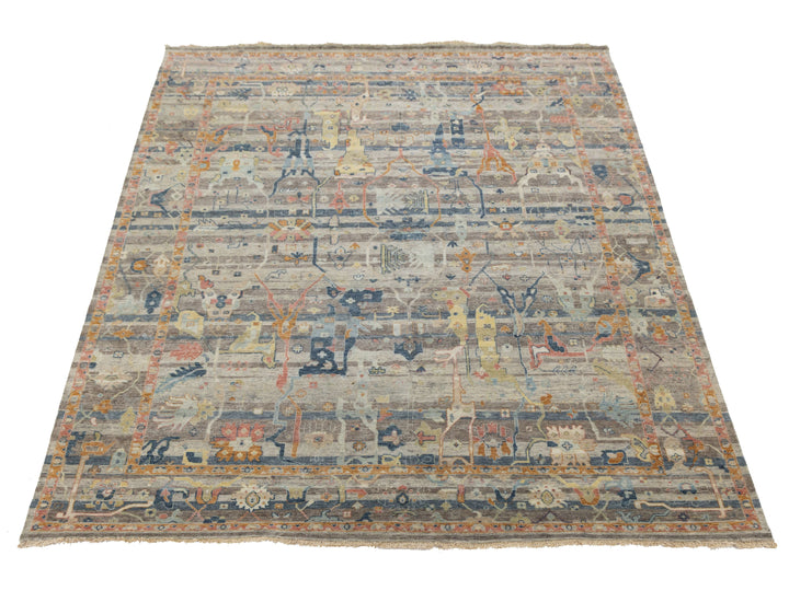 Modern Bidjar Wool Rug 9 X 12