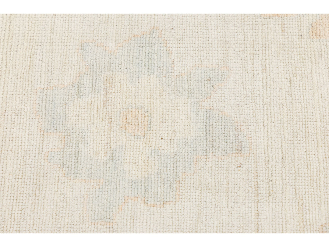 Modern Oushak Wool Rug 10 X 14