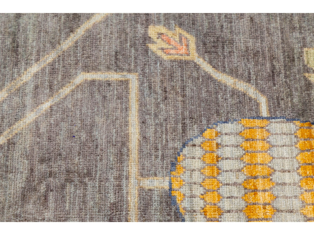 Modern Khotan Wool Rug 9 X 12