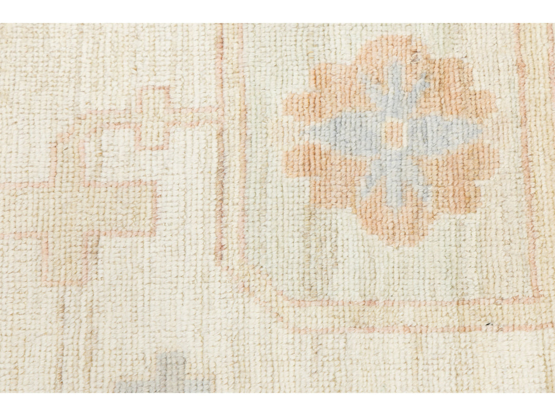 Modern Oushak Wool Rug 12 X 15