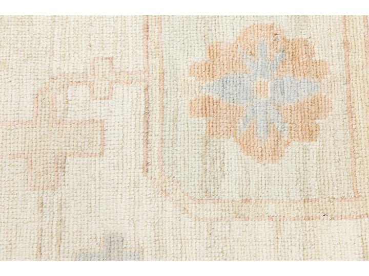 Modern Oushak Wool Rug 12 X 15