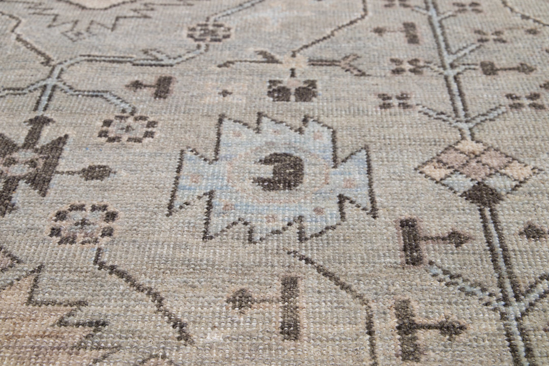 Modern Khotan Wool Rug 12 X 15