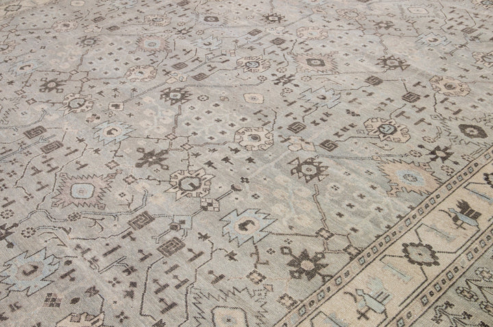 Modern Khotan Wool Rug 12 X 15