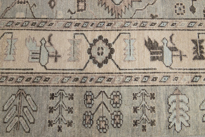 Modern Khotan Wool Rug 12 X 15