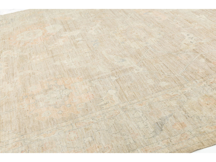 Modern Oushak Wool Rug 10 X 13