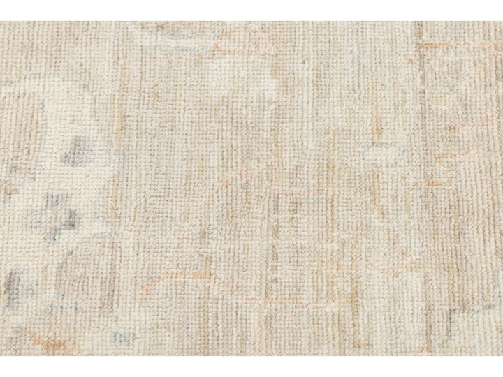 Modern Oushak Wool Rug 10 X 13