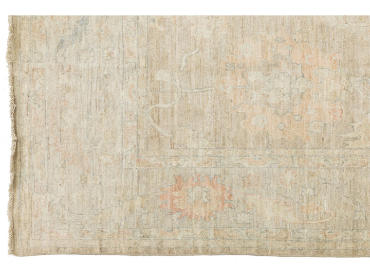 Modern Oushak Wool Rug 10 X 13